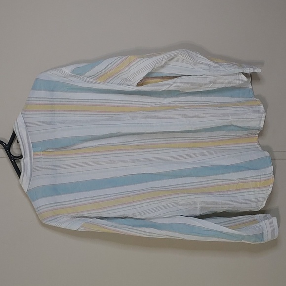 Patagonia Striped Long Sleeve Button Up Shirt Women's Size XL - Picture 4 of 7